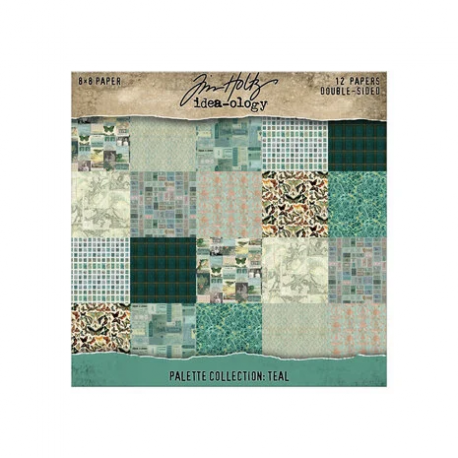 Tim Holtz® Ideaology 8X8 "TEAL"