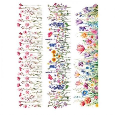 Transfer 25x30cm FLORES DEL CAMPO