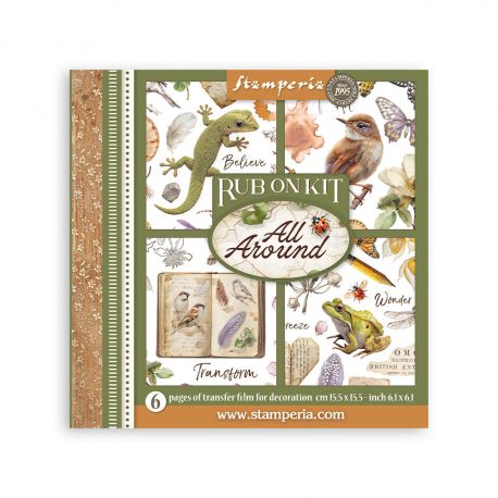 Assortment Rub-On 15.5x15.5cm - ALL AROUND