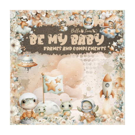 BELLALUNA "BE MY BABY" MARCOS Y COMPLEMENTOS 12X12"