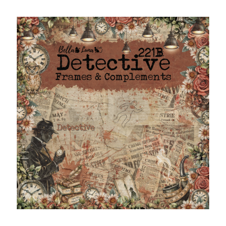 BELLALUNA "DETECTIVE 221B" MARCOS Y COMPLEMENTOS 12X12"