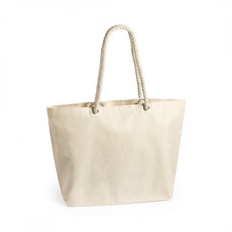 BOLSA ALGODON CON CUERDA 55X39 cm