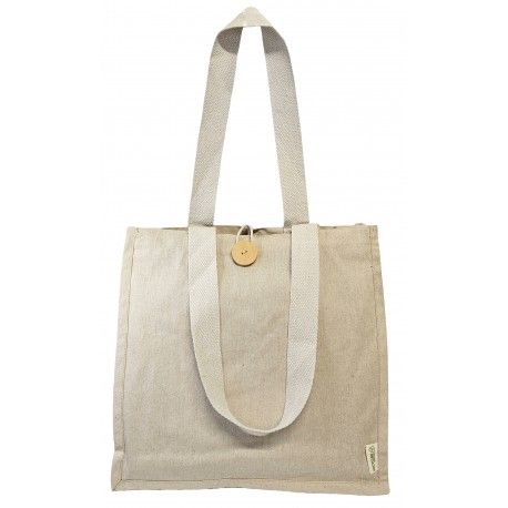 BOLSA ALGODON RECICLADO ASA 38X39cm