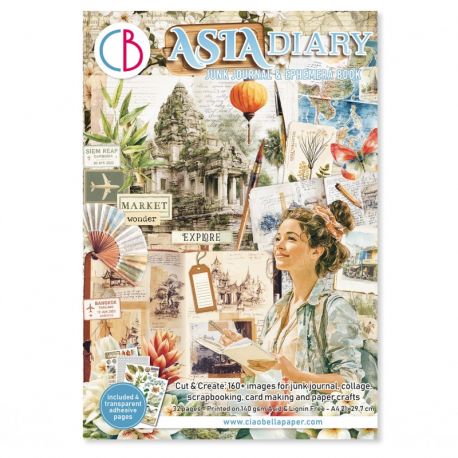 ASIA DIARY Ephemera Book A4