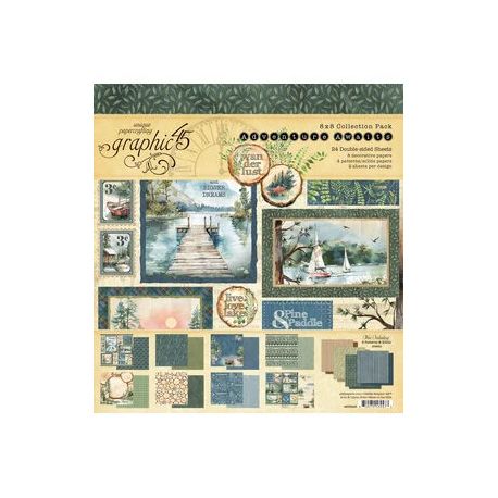 Colección "ADVENTURE AWAITS" de Graphic 45 30x30cm