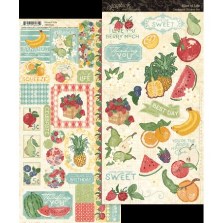 Sticker set  "SLICE OF LIFE" de Graphic 45