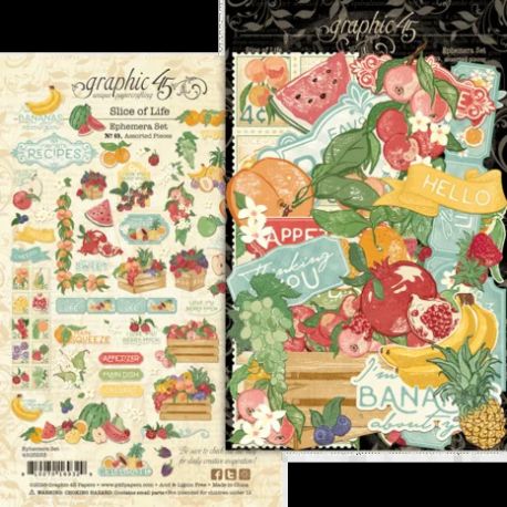 Ephemera set  "SLICE OF LIFE" de Graphic 45