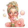 Transfer 25x30cm BUBBLE GUM 3