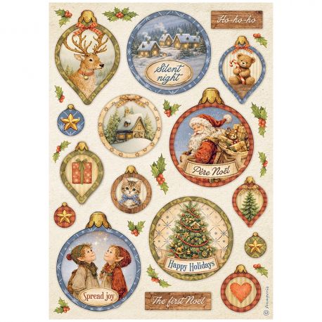 Papel de arroz DinA4 SILENT NIGHT