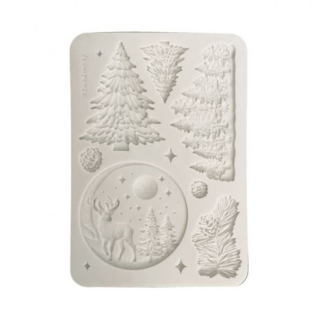 Molde de silicona A5 - PAISAJE INVERNAL