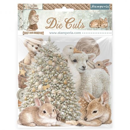 Die cuts surtido - WHITE CHRISTMAS