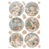 Papel de arroz DinA4 WHITE CHRISTMAS
