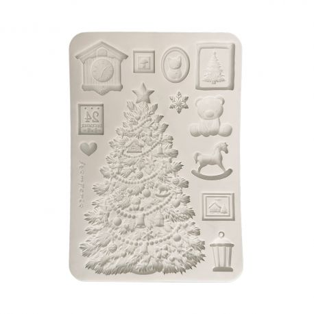 Molde de silicona A5 - CHRISTMAS ARBOL