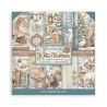 Bloc Scrap 10 hojas 20.3X20.3  (8"X8") - WHITE CHRISTMAS