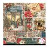 Set 12 papeles 8x8" Ciao Bella "MERRY & BRIGHT"