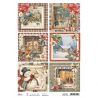Papel de Arroz A4 Ciao Bella - WINTER CARDS