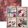 Set 8 papeles Ciao Bella Básicos "BOHEMIAN BURGUNDY"