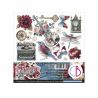 Set 24 recortables Ciao Bella "BOHEMIAN BURGUNDY"