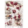 Papel de Arroz A4 Ciao Bella - BURGUNDY BLUSH