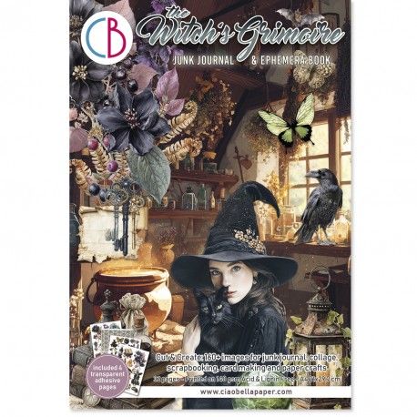 THE WITCH'S GRIMOIRE Ephemera Book A4