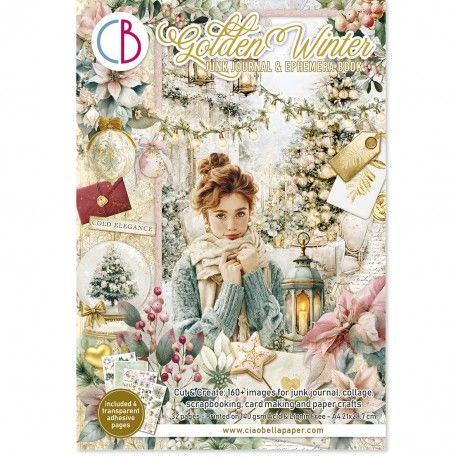 GOLDEN WINTER Ephemera Book A4