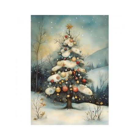 Transfer 25x30cm  CHRISTMAS TREE2