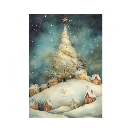 Transfer 25x30cm  CHRISTMAS TREE1