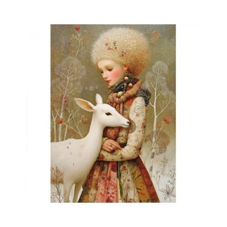 Transfer 25x30cm  CHRISTMAS POSTCARD