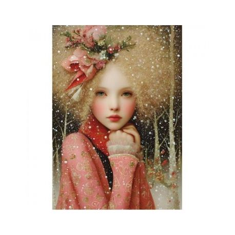 Transfer 25x30cm  CHRISTMAS PORTRAIT