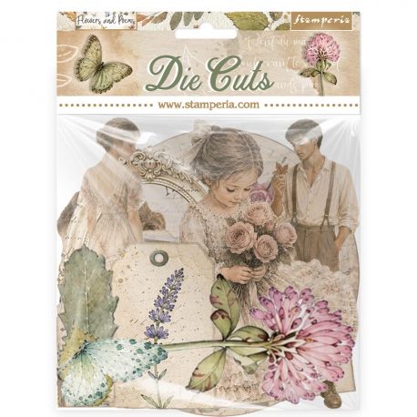 Die cuts surtido - FLOWERS AND POEMS