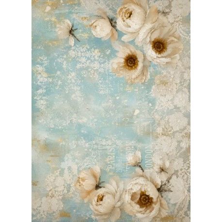 Lamina de seda 50x70 -  La Tiendita Shabby chic