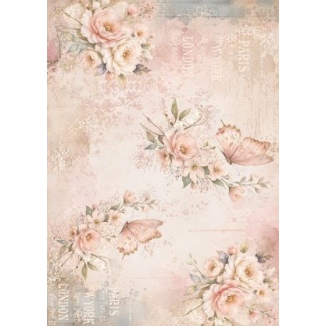 Lamina de seda 50x70 -  La Tiendita Shabby chic