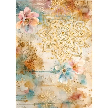Lamina de seda 50x70 -  La Tiendita Shabby chic