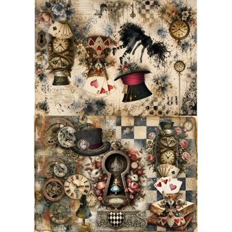 Lamina de seda 50x70 -  La Tiendita Shabby chic
