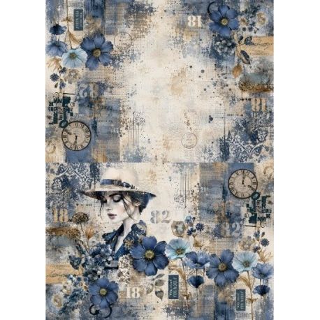 Lamina de seda 50x70 -  La Tiendita Shabby chic