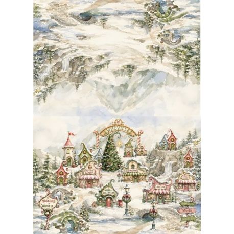 Lamina de seda 50x70 -  La Tiendita Shabby chic
