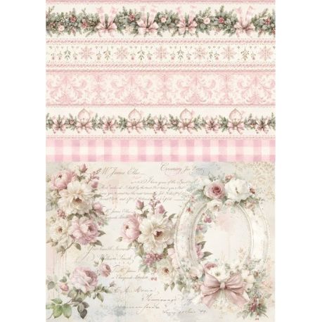 Lamina de seda 50x70 -  La Tiendita Shabby chic