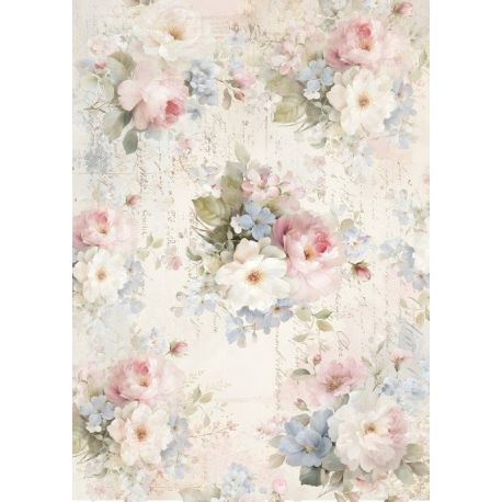 Lamina de seda 50x70 -  La Tiendita Shabby chic