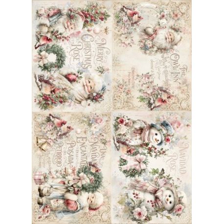 Lamina de seda 50x70 -  La Tiendita Shabby chic