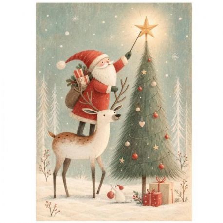 Transfer 25x30cm  CHRISTMAS WISH