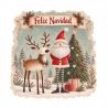 Transfer 25x30cm  FELIZ NAVIDAD NOEL 1