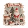 Transfer 25x30cm  FELIZ NAVIDAD NOEL 2