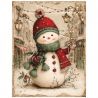 Transfer 25x30cm  CHRISTMAS SNOWMAN