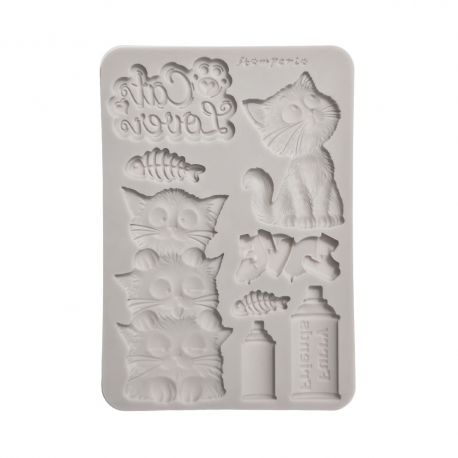 Molde de silicona A5 - FURRY FRIENDS 2