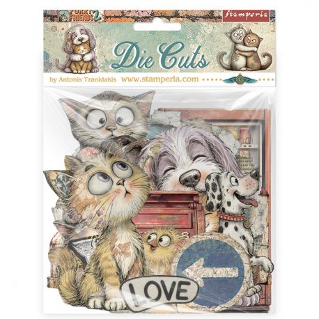 Die cuts surtido - FURRY FRIENDS 2