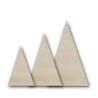 Juego de 3 triángulos de Chopo para decorar