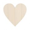 Corazón de madera para decorar de 25x25cm