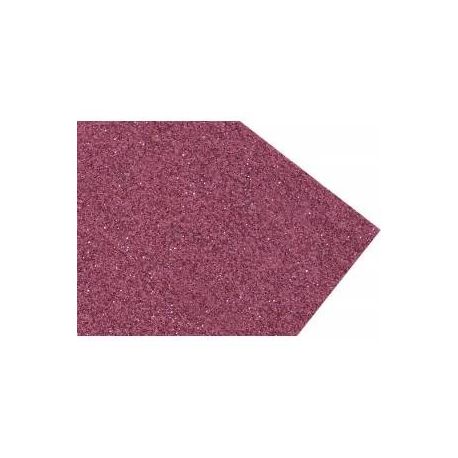 Goma eva super glitter 60x40 2mm  Rosa 