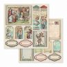 Bloc 10 hojas de papel Scrap Stamperia Alice