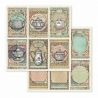 Bloc 10 hojas de papel Scrap Stamperia Alice